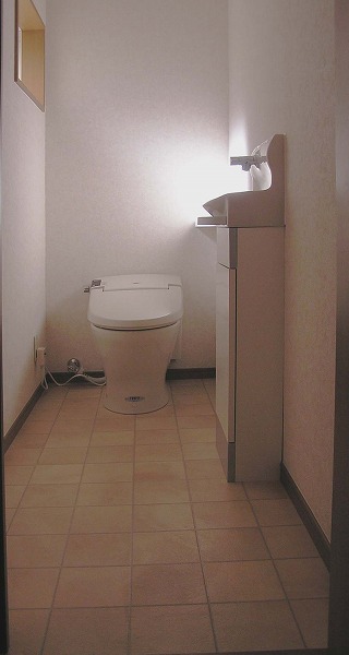 欧風モダンのトイレ